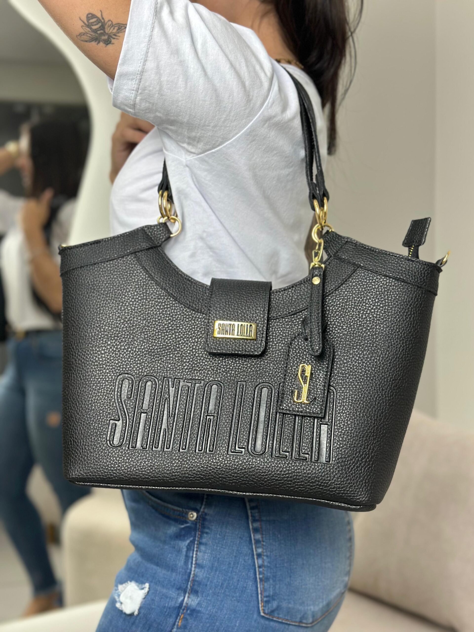 Bolsa de Ombro Clássica - Imagem 5