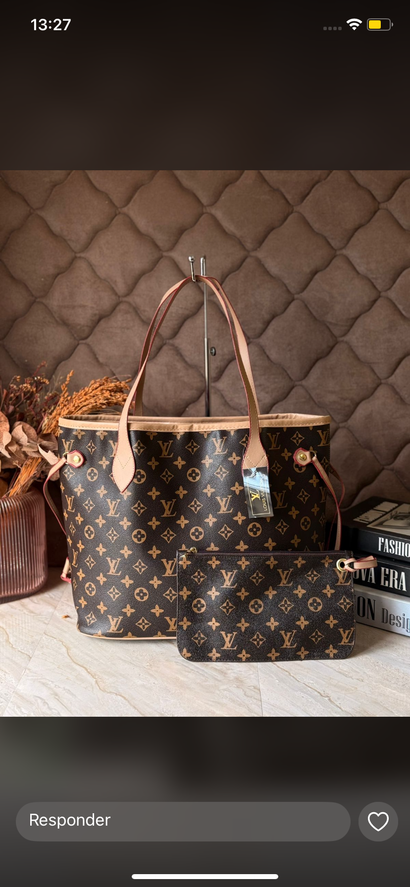 Bolsa Transversal LV com carteira - Imagem 3