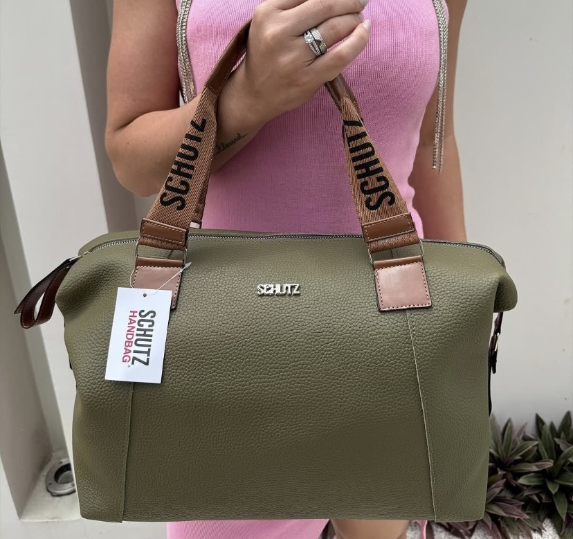 Bolsa Baú de Couro Elegante - Imagem 2