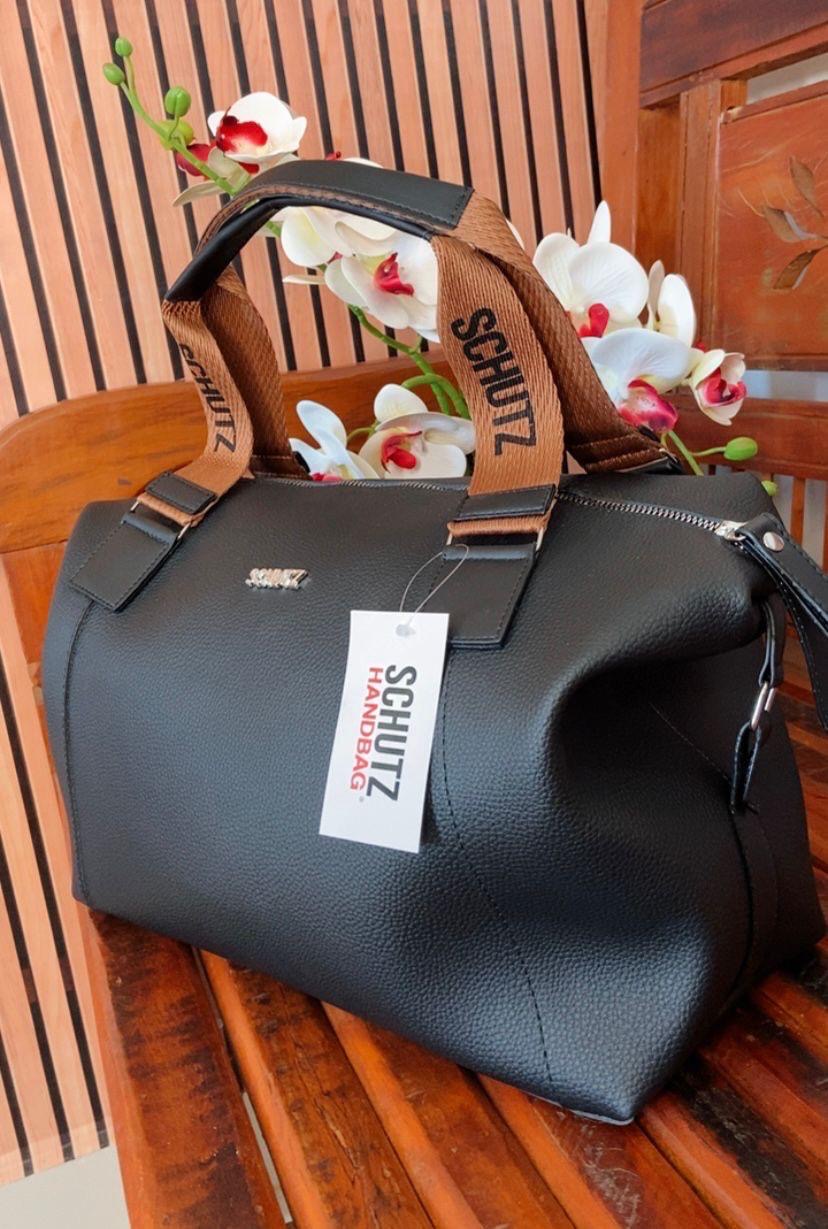 Bolsa Baú de Couro Elegante - Imagem 5
